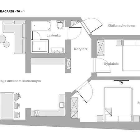 Sanhaus Apartments - Parkowa 44 Zoppot Zimmer foto